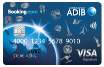 ADIB Booking.Com Signature Card